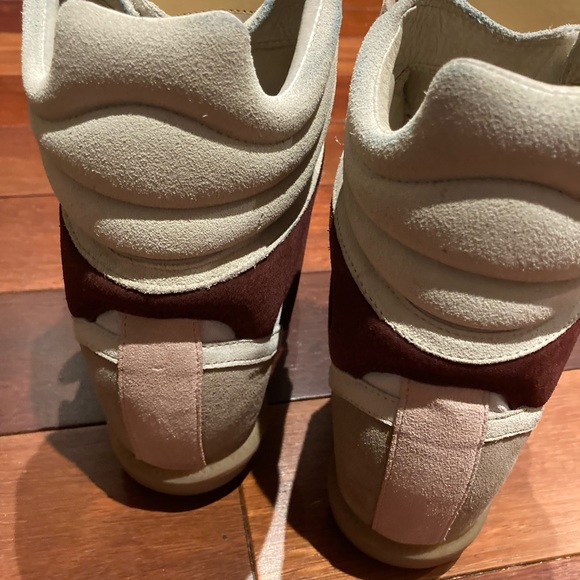 ISABEL MARANT SNEAKERS TRAINERS WILLOW BECKETT WEDGE 38 FR 6.5 7 US **SOLD** - Picture 3 of 6